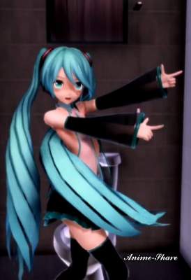 [MMD] Мику-мику / ミクさんでドーナツホール — смотреть хентай онлайн