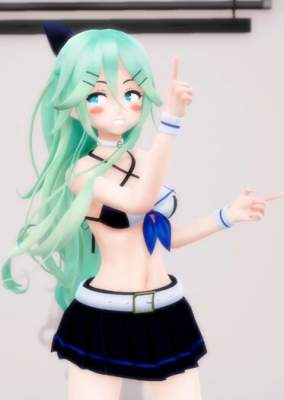[MMD] Raspberry Monster {Time Stop}