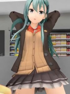 [MMD] Konbini de gerira satsuei suru Suzuya + Pinkcat — смотреть хентай онлайн