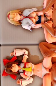 [MMD] Reimu and Alice's Farewell Party — смотреть хентай онлайн