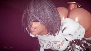 [MMD] Futanari GloryHole