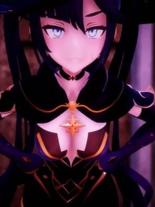 [MMD] A story about Mona-chan being piled up with a lot of money and writing down Kimoota Virgin