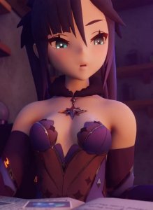 [Pixiv] Mona X Slime - An Intimate Offering