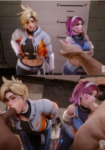 [SFM] Tracer x Dva Base — смотреть хентай онлайн