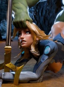 Sue X Hulk All sets — смотреть хентай онлайн